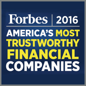 forbes, trusted, financial company, award, certification, seal